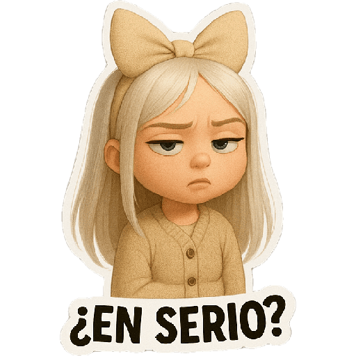 Niña aburrida