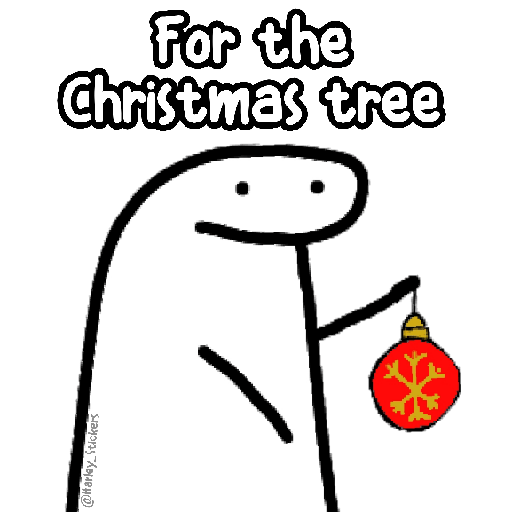 Christmas Flork ❤️☃️🎄 sticker