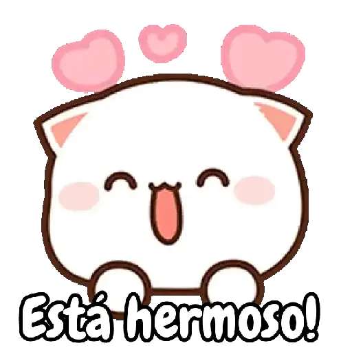 Emoji Mochi y Goma 🌷🌈