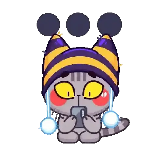 Gatito con sombrero 👒🤠