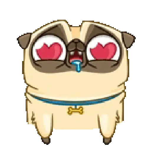 Dog cute pug 🐶❤️ 12