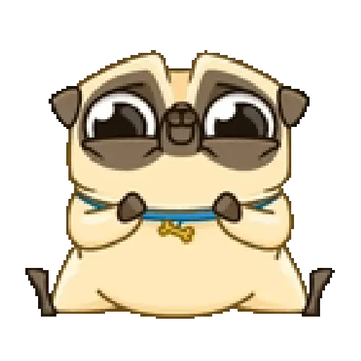 Dog cute pug 🐶❤️ 1