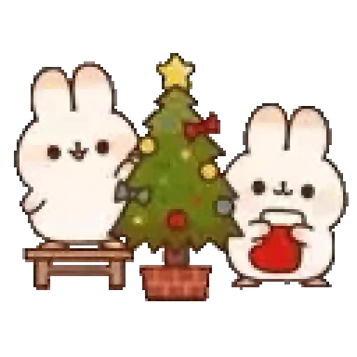 Amor rabbit en navidad 😍🐰 2